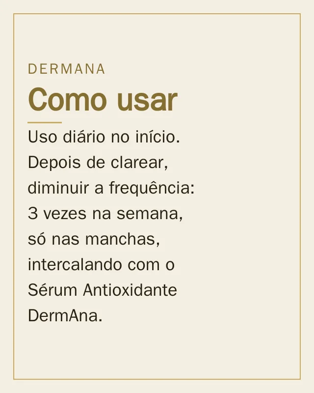 Creme Clareador DermAna de uso noturno, 30 g, foto 4 de 4
