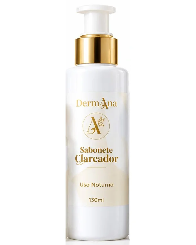 Sabonete Peeling Clareador DermAna, 130 ml, uso noturno